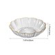 thumbnail image 3 of CaiYueKe Clear Flower Shape Fruit Bowl Snack Serving Tray High Quality Plastic Living Room Coffee Table Centerpiece Stackable Candy Dish Party Platter Elegant Decorative, 3 of 7