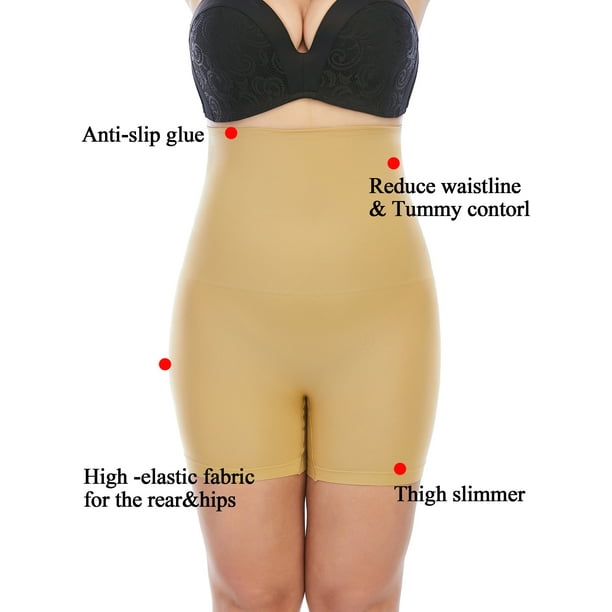 SAYFUT Men's High Waist Slimming Brief Body Shaper Tummy Control Shapewear  Waist Abdomen Trimming Boxer Brief 
