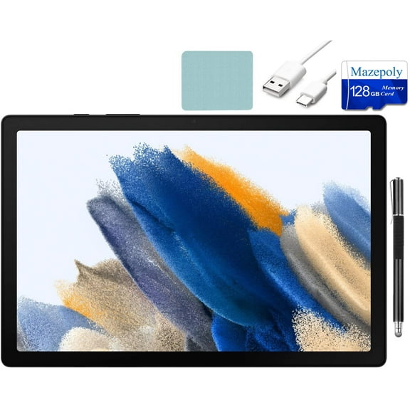 Samsung Electronics Galaxy Tab A8 Android Tablet, 10.5'' LCD Screen, 32GB Storage, Dark Gray with Mazepoly Accessories