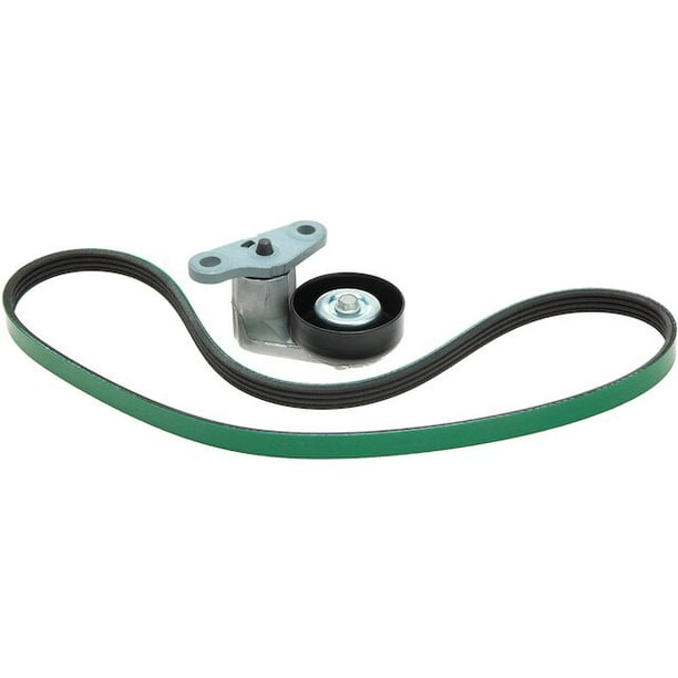 Air Conditioning Serpentine Belt Drive Component Kit Compatible with 2007 Chevy Silverado 1500