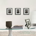 thumbnail image 4 of The Display Guys LUXURY MADE AFFORDABLE (Set of 4) 8”x10” TEMPERED GLASS Photo Frame in Grey Walnut Wood Finish Beveled Profile Elegant Contemporary, 4 of 7