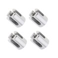 thumbnail image 3 of funtasica 4 Pieces Cross Cable Clamps Easy Use Stainless Steel for Wall Trellis System M8, 3 of 8