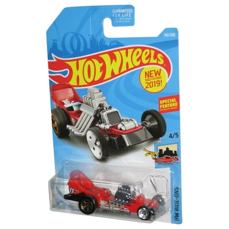 Hot Wheels HW Ride-Ons 4/5 (2019) Red Diaper Dragger Toy Car 116/250