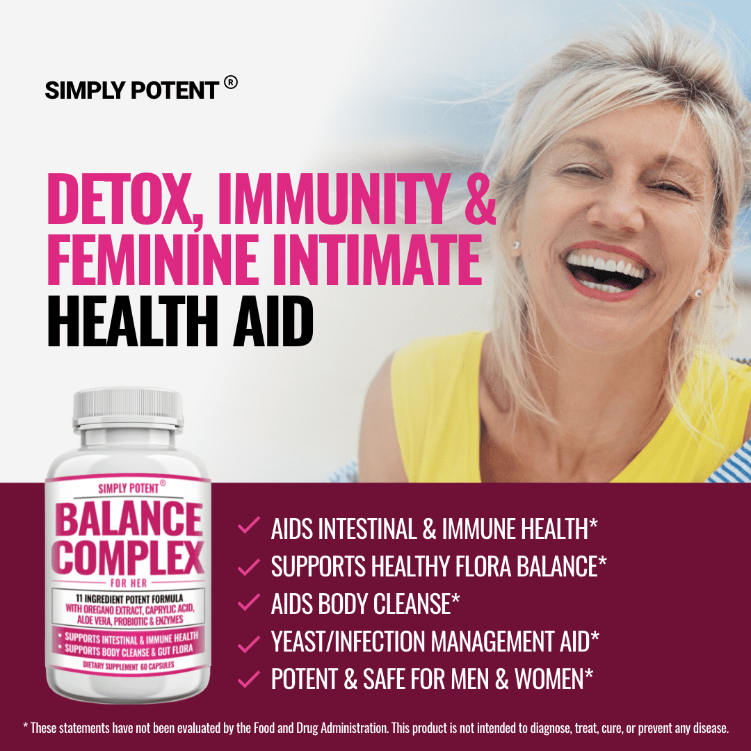 Balance Complex for Women Candida Cleanse Vaginal Health
