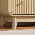 thumbnail image 3 of HoopieHome 55" Boho 6-Drawer Dresser for Adults – Arched Base, Gold Handles, Wood Legs, Oak Storage for Bedroom, Closet, Living Room, 3 of 6