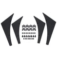 thumbnail image 2 of 4pcs divisor divisor aletas altálico delantero spoiler canards universales abdominales pláshicos para la mayoría de los automóviles con paquete de hardware de montaje, 2 of 7