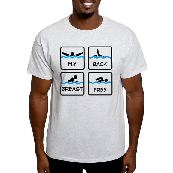 CafePress - Swimming T Shirt - Men's Classic Graphic T-Shirt