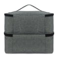 thumbnail image 2 of Dalazy Double Layer Polish Bag Manicure Cosmetic Portable Storage Case Handheld Beginners Container Household Organizer, 2 of 7