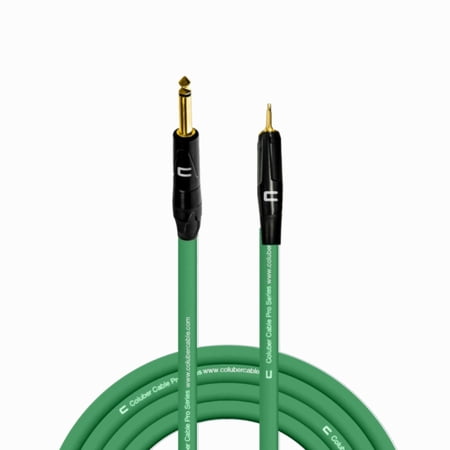 Coluber Cable 1/4" TS Male to 3.5 TS Male - Pro 3-Pin Microphone Connector
