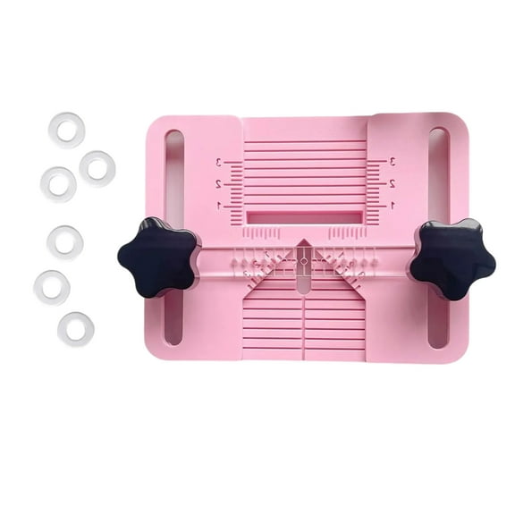 Multipurpose Drilling Guide for Polymers Clay Earrings Featuring Stabilized Baseplate And Shape Specific Alignment Zones