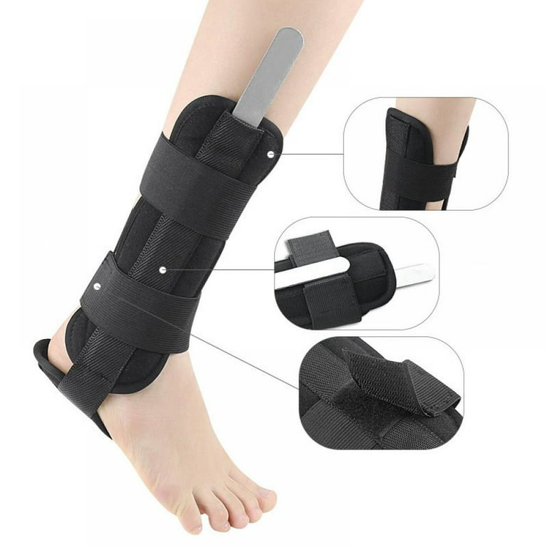 Breathable Foot Drop Orthosis Ankle Brace Support Protection Sprain Splint  Arthritis Recovery Osteoarthritis of The Achilles Tenosynovitis and Plantar