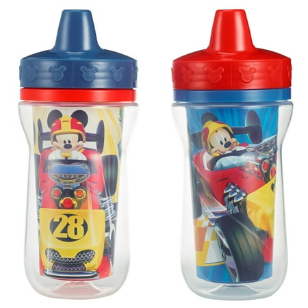 The First Years Meal Mates Insulated Hard Spout Sippy Cup - Mickey Mouse, 2 pack