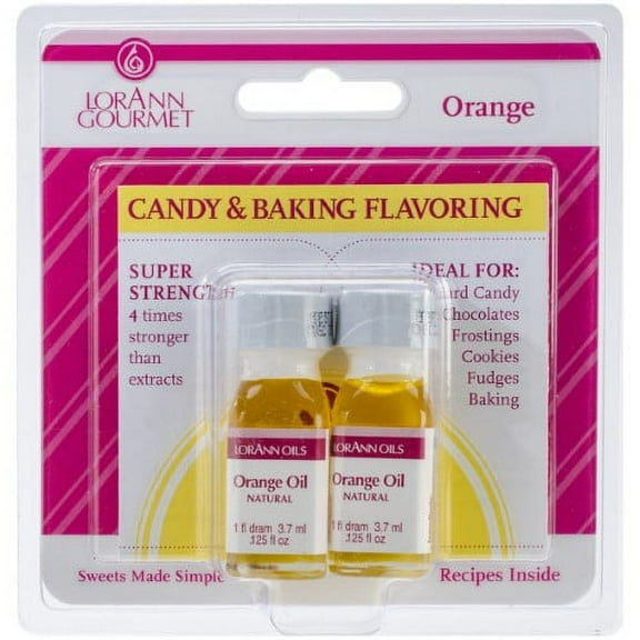 Lorann Candy and Baking Flavoring, Orange (Pack of 20)