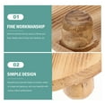thumbnail image 3 of LITINKIMI 2Pcs Wood Planter Stool Round for Plant Lovers Indoor Use, 3 of 6
