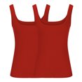thumbnail image 3 of Wancir 2PC Women's Scoop Neck Ribbed Tank Tops Workout Sleeveless Summer Casual Fitted Cami Shirt, 3 of 4