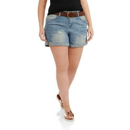 Dollhouse Junior Plus Belted Cuffed Shor