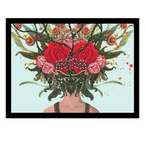 BEAUTY FROM WITHIN FLOWERHEAD Framed Print