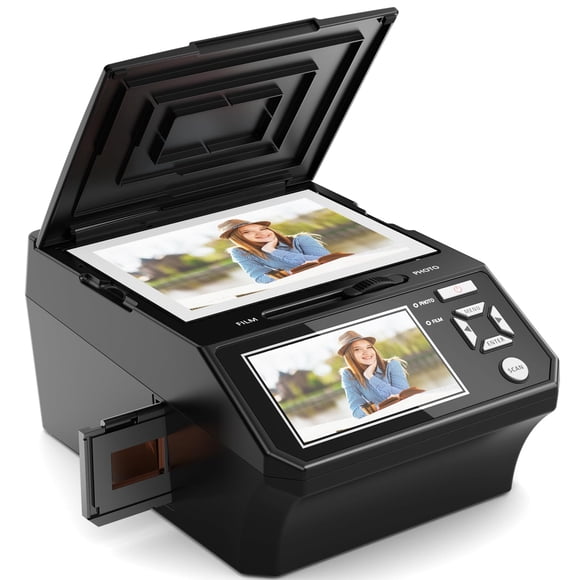Escáner de películas y fotos DigitPro 22 MP, pantalla LCD de 5", tarjeta SD de 8 GB