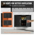 thumbnail image 4 of BBQ Access Door 30x21 Inch, Outdoor Kitchen Double Door, Flush Mount Grill Door with Handles & Vents, BBQ Island Cabinet Door for Grilling Station, 4 of 7