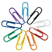 JAM Paper Standard Paper Clips, Assorted Colors, Small 1 inch, 25/Pack