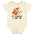 thumbnail image 3 of Inktastic Grandma Loves Me Woodland Fox Boys or Girls Baby Bodysuit, 3 of 5