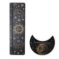 thumbnail image 4 of Wooden Tarot Card Holder Moon Rectangle Shape Altar Cards Holder Display Base, 4 of 20
