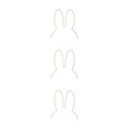 thumbnail image 4 of relayinert Rabbit Nightlight LED Lamp USB for Children s Room Cute and Decorative White 29x30cm 3Set, 4 of 6