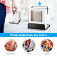 thumbnail image 4 of Summer Mini Air Cooler Home Use USB Rechargeable Water Cooling Fan Portable Desktop Low Noise Led Air Conditioner Fan, 4 of 7