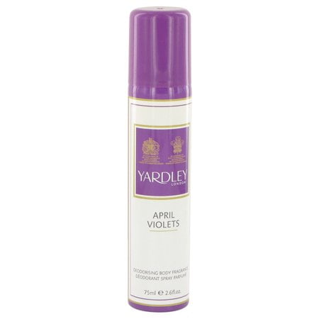 (pack 9) April Violets Perfume By Yardley London Body Spray2.6 oz