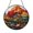 Acrylic 3.5 Inch, variant on Fall Tree Stained Glass Style Suncatcher Window Hanging Decor, Round Maple Tree and Flowing Stream Landscape Glass Window Panel Art, Decorative Autumn Nature Window Ornament for Home