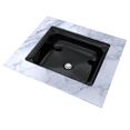 thumbnail image 3 of TOTO® Guinevere® Rectangular Undermount Bathroom Sink, Ebony - LT973#51, 3 of 3