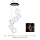thumbnail image 4 of 600Mah Carillón De Viento Solar Con Luz Colorida Lámpara De Campanas De Viento Led Decorativas Campanas De Viento Led Decoración De Jardín Para Habitaciones Pasillos Pasarelas Patios Monstrate HA019468-00, 4 of 7