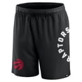 thumbnail image 2 of Men's Fanatics Black Toronto Raptors Post Up Mesh Shorts, 2 of 3