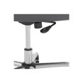 thumbnail image 4 of BBF - Chair - mid-back - armrests - tilt - swivel - bonded leather - dark gray, chrome, 4 of 10