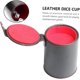 thumbnail image 2 of Dice Cup Set Leather Noiseless Lining Travel Compact Design for Craps Backgammon Games Suitable for All Players, 2 of 5