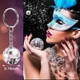 thumbnail image 7 of 144Pcs Set Disco Ball Keychain Mirror Keyring Reflective Ball Key Chain Pendant, 7 of 7