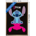 thumbnail image 3 of Disney Lilo and Stitch: Simply Stitch - Pink Shadow Wall Poster, 22.375" x 34" Framed, 3 of 5