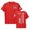 Red, variant on lnmuld Independence Day Kids Patriotic 250th Anniversary Short Sleeve T-Shirt 1776-2026 Print Tee for 4th of July Daily Wear Color:Purple,Size:1-2 Years