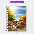 thumbnail image 5 of Goodbye Summer Shih Tzu Hello Fall Time for School Spiral Bound Journal Lion Dog Lover Gifts 5x7in Spiral Notebook - 02014, 5 of 5