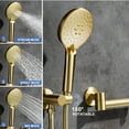 thumbnail image 6 of Rainlex One-Handle 1-Spray Setting Brushed Gold Bathtub Shower Faucet, 6 of 11
