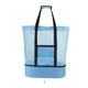 thumbnail image 4 of Moyic Bolsa de picnic, bolsa de playa, bolsa de barbacoa, malla aislada multicolor, bolsas térmicas multifuncionales transpirables, bolsas de Almacenamiento y organización del hogar Cielo azul Moyic HA078065-04, 4 of 6