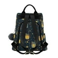 thumbnail image 2 of FORMRS Women's Travel Backpack Purse Anti-Theft Hidden Pockets Casual Shoulder Bag, Orange Fireflies Pattern, 2 of 7
