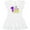 AA-White, variant on Inktastic My 1st Mardi Gras with Dots Girls Baby Dress