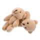 thumbnail image 4 of 2 mini osos de peluche para casa de muñecas, juguetes de peluche realistas, lindos llaveros de oso suave para niños, manualidades de cumpleaños, bodas, regalos de fiesta de Navidad, 4 of 8