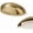 Burnished Brass, variant on 2 Pack 3-1/2" Drawer Pulls Brushed Brass Cabinet Cup Pulls Kitchen Hardware Cabinet Handles Drawer Handles Knobs 3.5 inch Hole Center