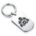 thumbnail image 1 of Stainless Steel Mechanist Fantasy Class Dog Tag Keychain Circle Ring, 1 of 2