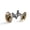 Color 1, variant on Men's Classic Stainless Steel, Colorful Butterfly Pattern Cufflinks Business Wedding Shirts, Black