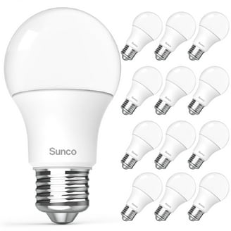 E Energetic Lighting A19 LED Light Bulbs, 60W Equivalent, 5000K
