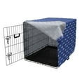 thumbnail image 3 of Truck Dog Crate Cover, Farm Elements Rural Transportation and Fence Pattern, Easy to Use Pet Kennel Cover Small Dogs Puppies Kittens, 7 Sizes, Violet Blue, by Ambesonne, 3 of 6