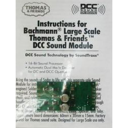 Bachmann 44958 G Thomas & Friends Sound & DCC Module/Decoder price history on PriceWatchPro